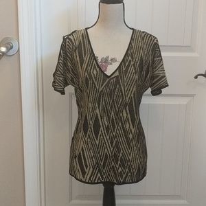 NWT Ralph Lauren cold shoulder sweater,v/neck,M